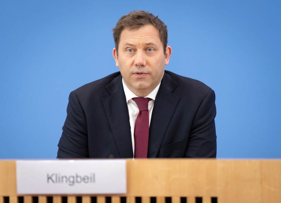 Bundesfinanzminister Klingbeil