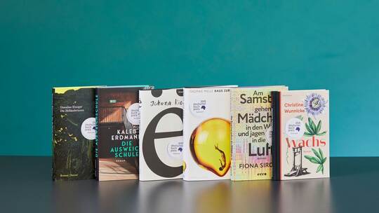 Bücher der Shortlist für den Buchpreis
