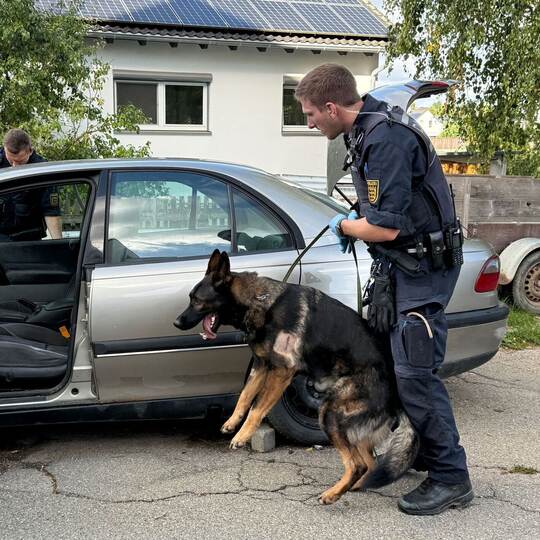 Drogenrazzia in Bernstadt bei Ulm