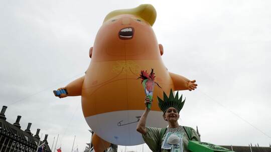 Demonstration gegen Trump