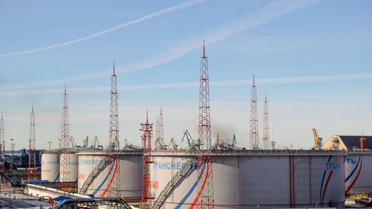 Ölterminal in Russland