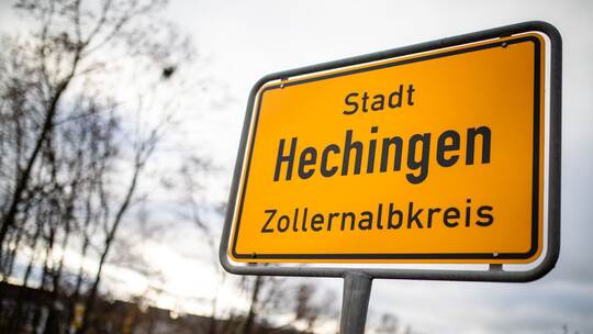 Ortsschild Hechingen