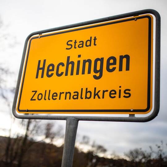 Ortsschild Hechingen