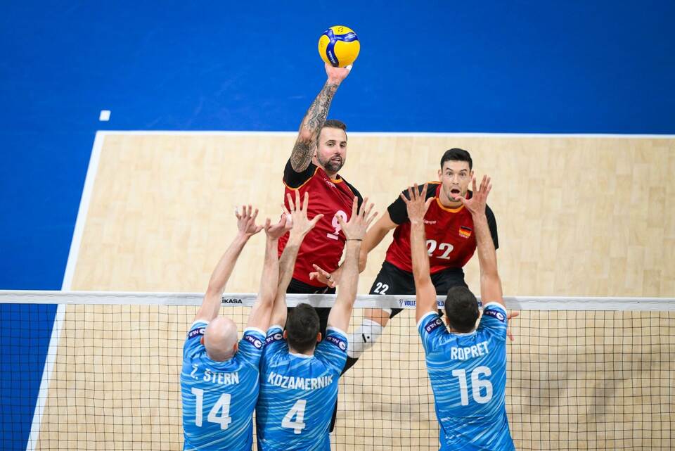 Volleyball-WM: Slowenien - Deutschland Volleyball-WM: Slowenien - Deutschland