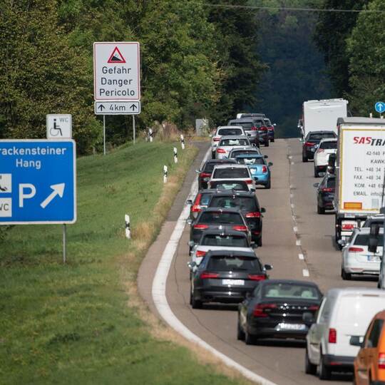 A8 am Albaufstieg