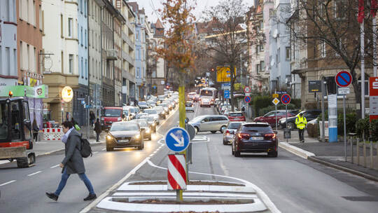 Querungshilfe Hohenzollernstraße