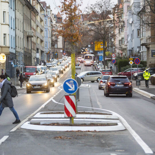 Querungshilfe Hohenzollernstraße
