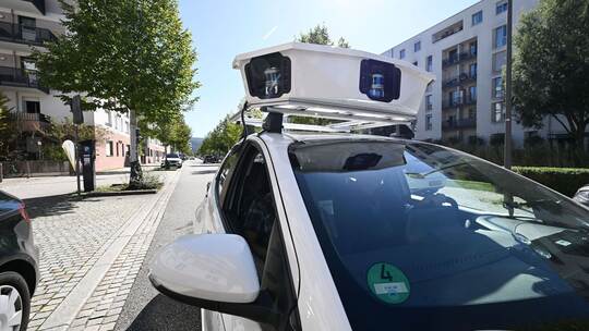 Test Scan-Auto mit dem Parksünder erfasst werden