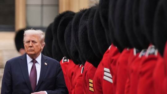 US-Präsident Trump besucht Großbritannien