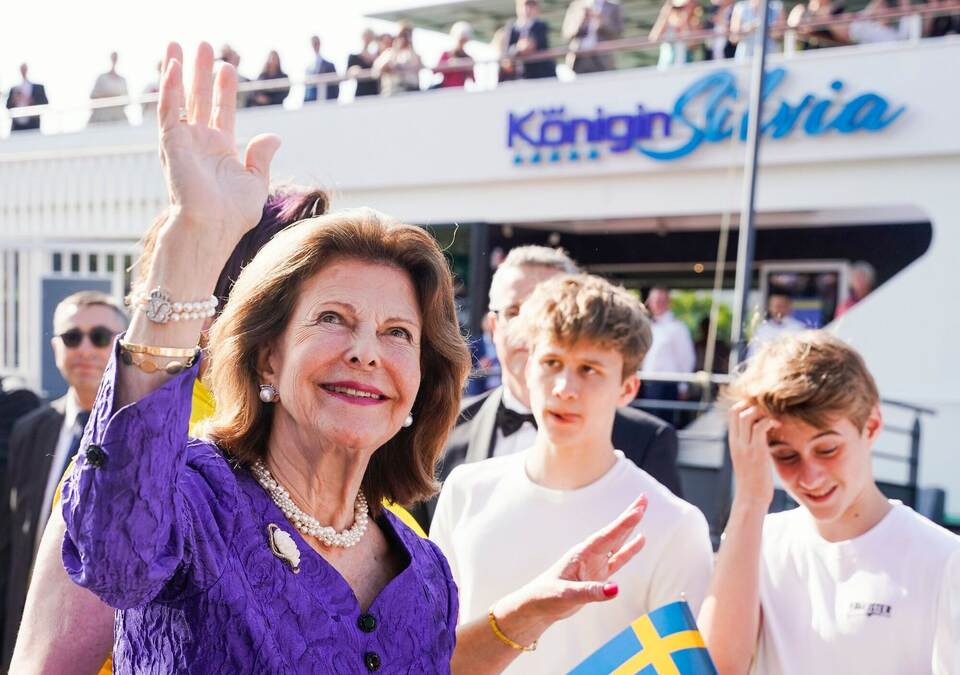 Königin Silvia bei Benefizveranstaltung in Heidelberg