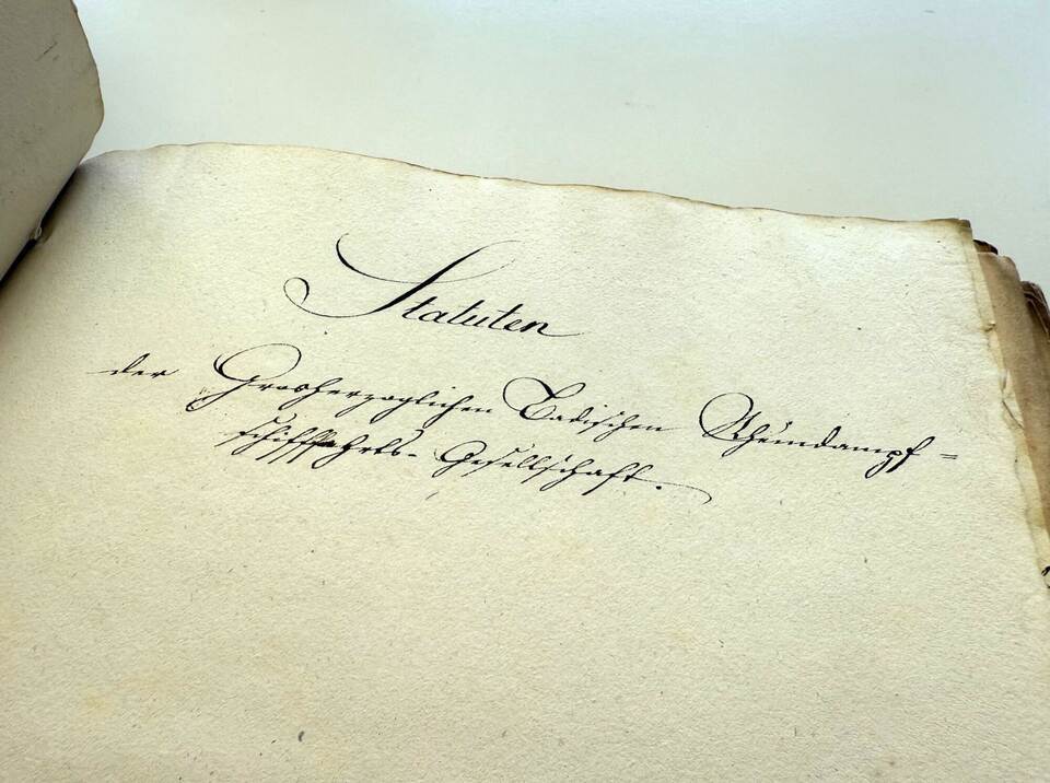 Statuten der Großherzoglich Badischen Rheindampfschifffahrtsgesel