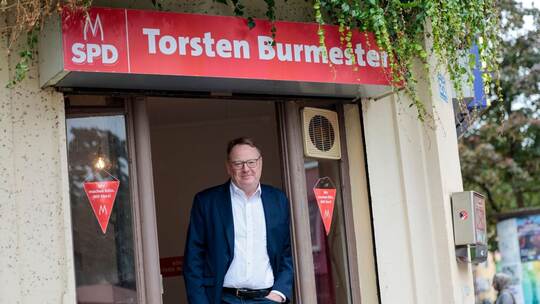 Interview und Fototermin mit OB-Kandidat Torsten Burmester