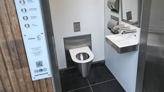 Toilettenhaus kostet 600.000 Euro