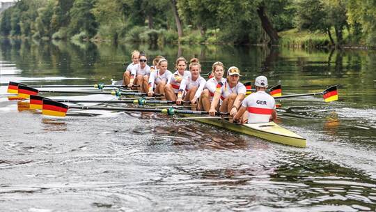 Rudern: Medientag des deutschen Frauenteams vor WM