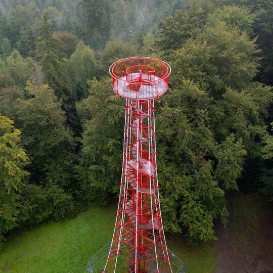 Der Büchenbronner Aussichtsturm ist weiterhin nicht geöffnet.Foto: Meyer