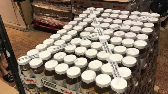 Nutella-Gläser in Malmö