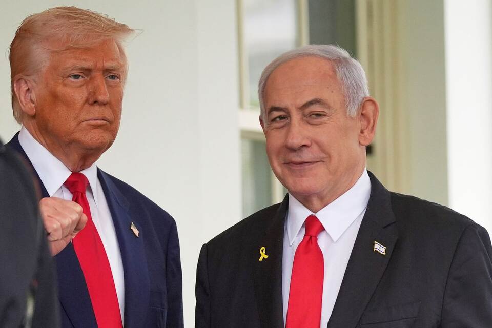 US-Präsident Donald Trump und Israels Ministerpräsident Netanjahu US-Präsident Donald Trump und Israels Ministerpräsident Netanjahu