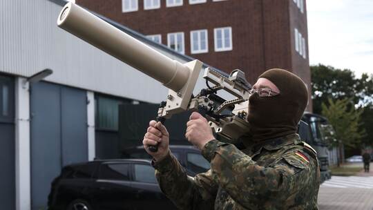Bundeswehr-Übung mit Drohnenabwehr Bundeswehr-Übung mit Drohnenabwehr