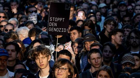 Demonstration für Gaza in Berlin