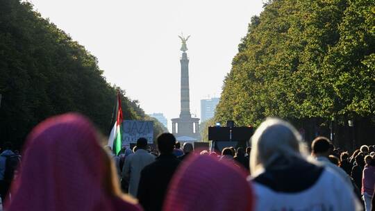 Demonstration für Gaza in Berlin