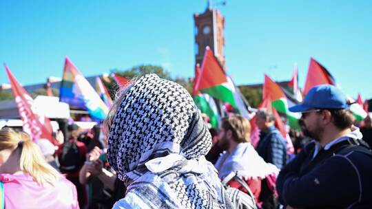 Demonstration für Gaza in Berlin