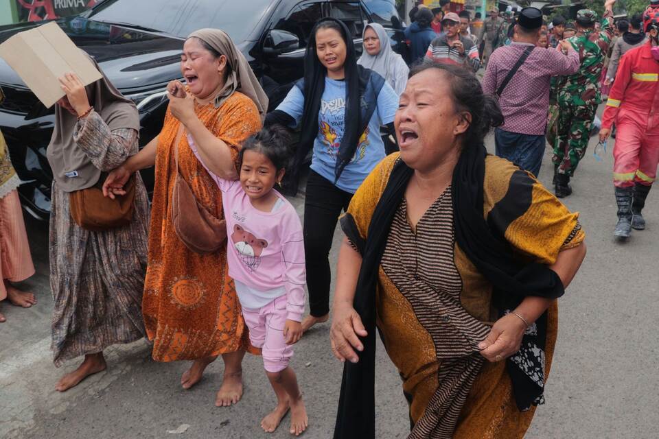 Internat in Indonesien eingestürzt