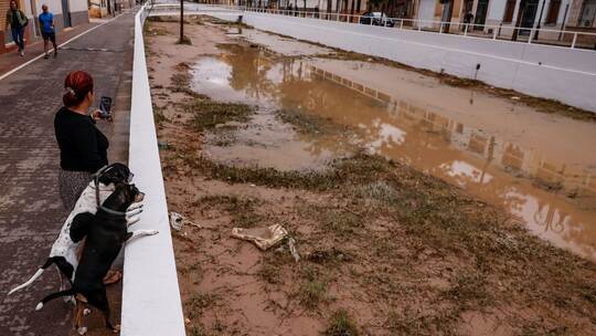 Hochwasser nach Starkregen in Spanien Hochwasser nach Starkregen in Spanien