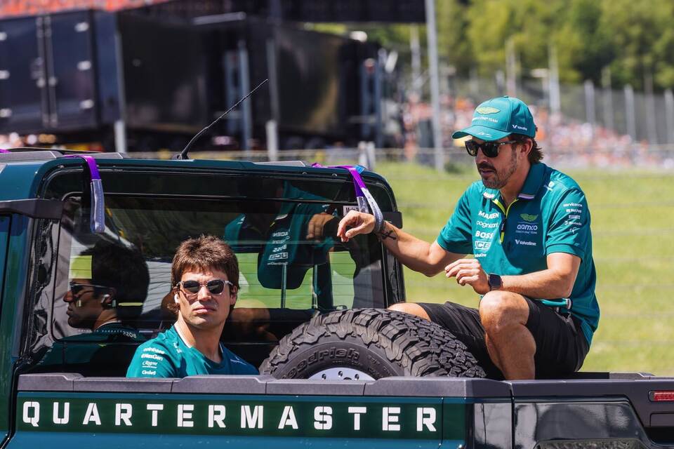 Fernando Alonso und Lance Stroll