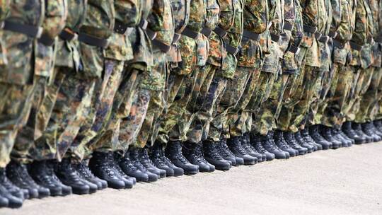 Soldaten beim Appell