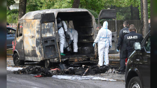Brand in München - Großeinsatz von Polizei und Feuerwehr