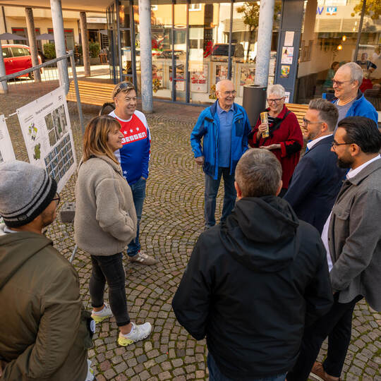 OB vor Ort Ludwigsplatz Dillweißenstein