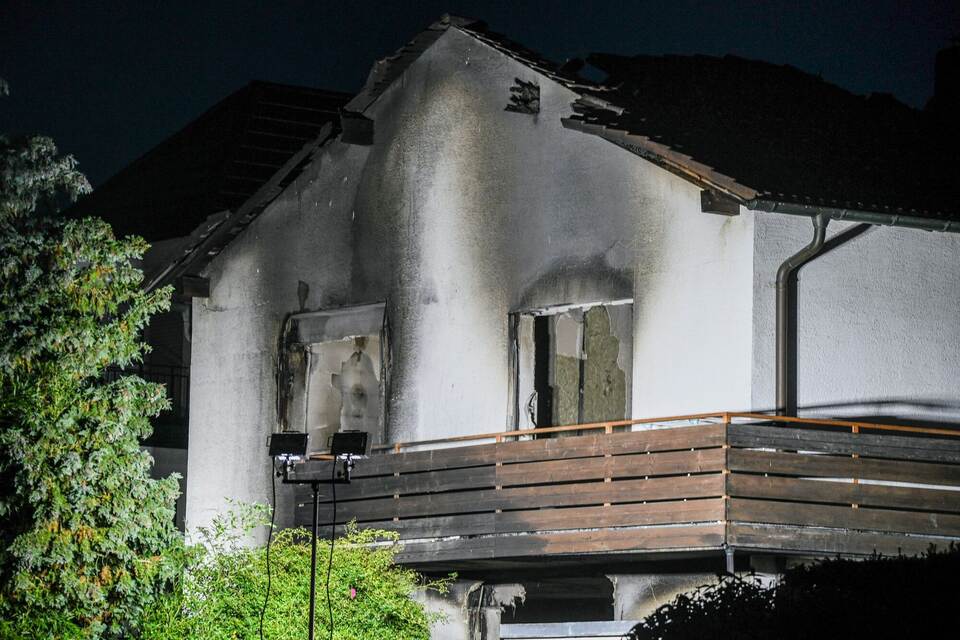 Nach dem Großbrand in München