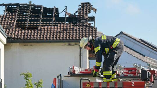 Nach Brand in münchen