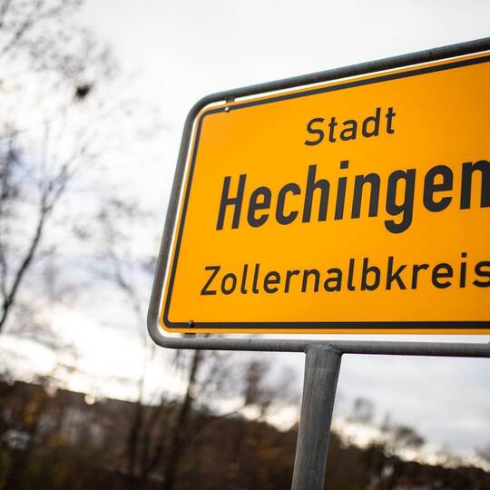 Ortsschild Hechingen