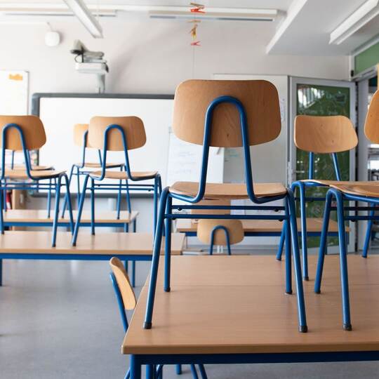 Leeres Klassenzimmer