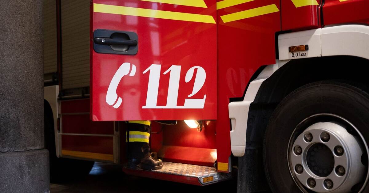 Public bus catches fire while moving