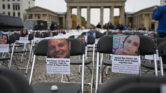 Zweiter Jahrestag Hamas-Angriff - Berlin