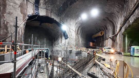 Baustellenbesichtigung vom Pumpspeicherkraftwerk Forbach