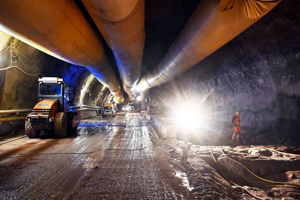 Baustellenbesichtigung vom Pumpspeicherkraftwerk Forbach