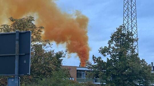 Warnung: Gaswolke über Aschaffenburg