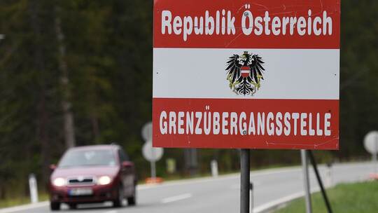 Grenzübergang nach Österreich