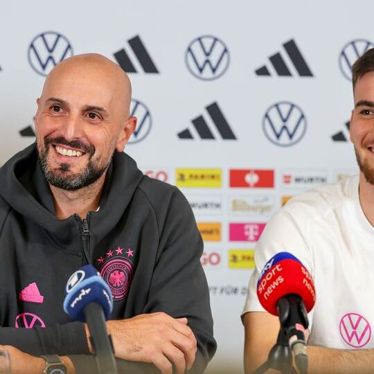 Fußball U21 Abschlusspressekonferenz