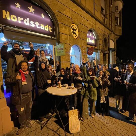 Der Nordstadt-Kiosk wurde am Donnerstag zum Pudding-Hotspot für die junge Generation. Kastner