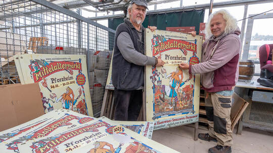 Vorbereitungen Mittelaltermarkt