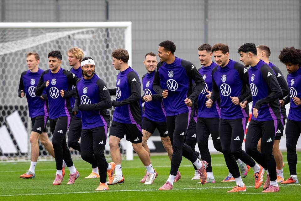 Abschlusstraining Nationalmannschaft