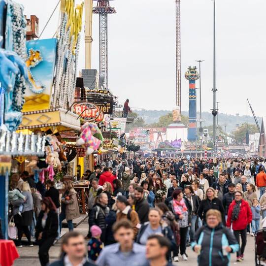 Letzter Tag des 178. Cannstatter Volksfestes