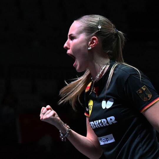 Tischtennis-Star Annett Kaufmann