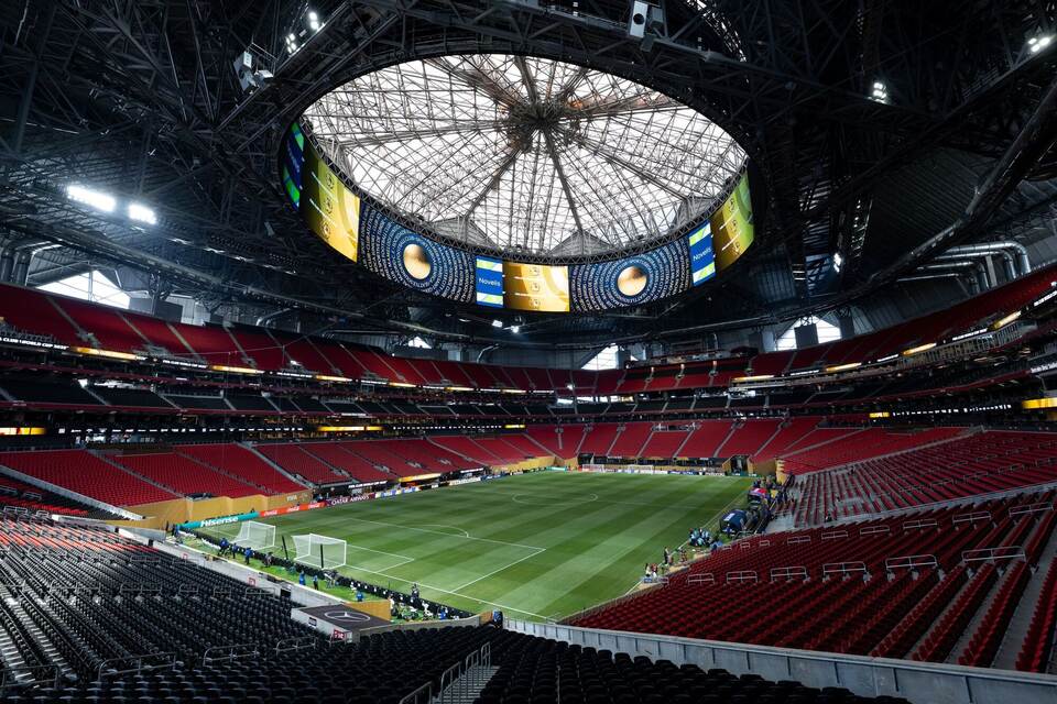 Mercedes-Benz Stadium in Atlanta Mercedes-Benz Stadium in Atlanta