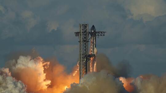 Das Starship der Raumfahrtfirma SpaceX Das Starship der Raumfahrtfirma SpaceX