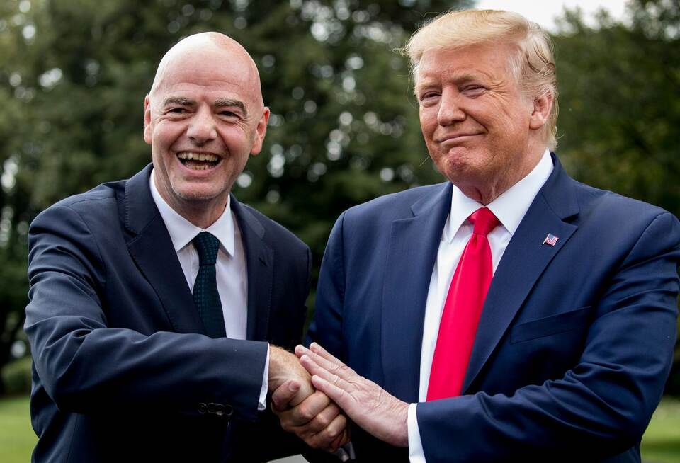 Donald Trump und Gianni Infantino Donald Trump und Gianni Infantino